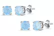 One, Two or Three Pairs of Philip Jones Opal Earrings with Crystals from Swarovski® - Second Medium