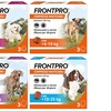 Image 1: 3, 6 o 9 compresse Frontpro per cani contro pulci e zecche