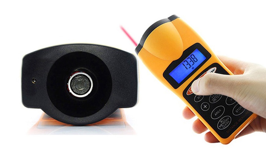 Image 2: 1x oder 2x Digital-Messband mit Laser-Tachometer-Funktion