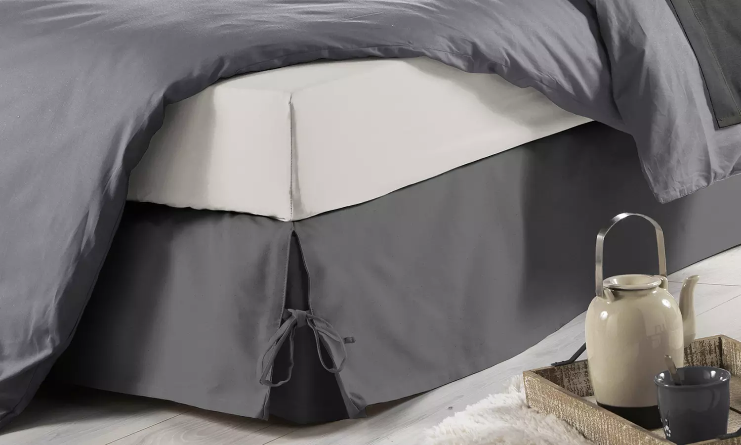 Cache sommier Panama en polycoton - Primary Image