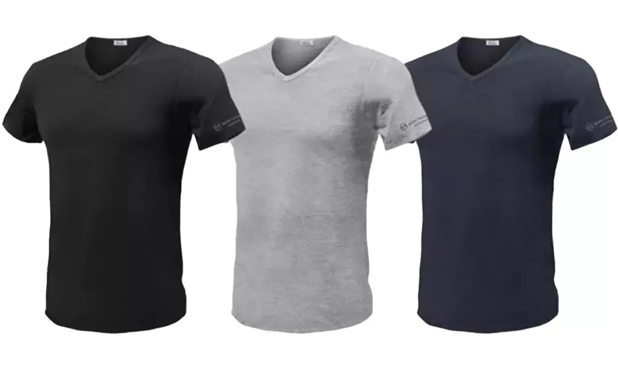 3, 6 o 12 maglie con scollo a V Sergio Tacchini