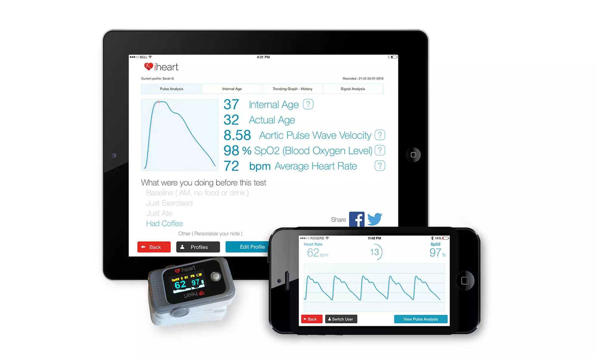iHeart Internal Age Personal Health Tracking Device - Second Medium