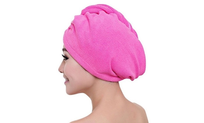 Image 8: Hair Drying Towel