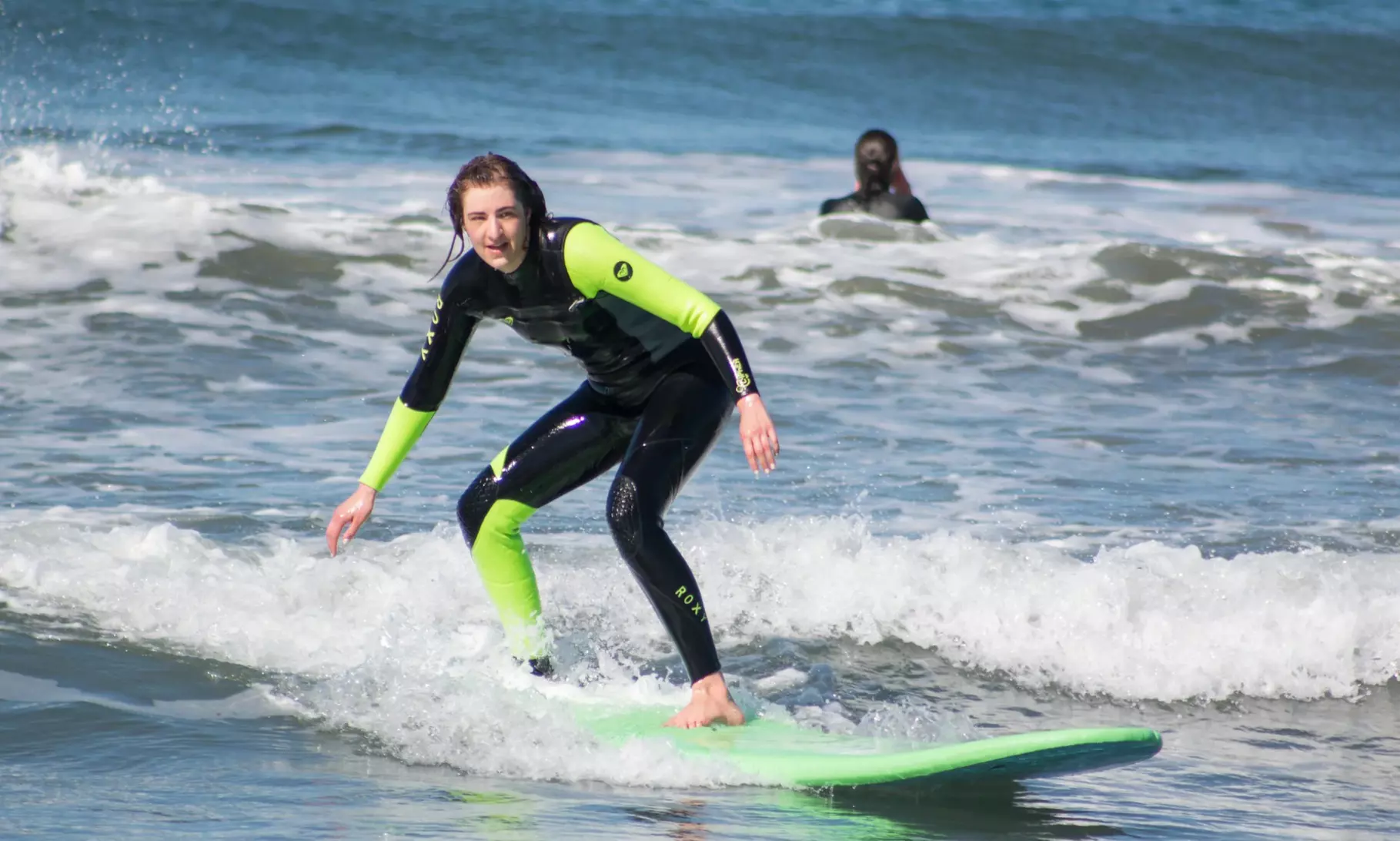 Learn to Surf with 90-Minute Lessons with Board & Wetsuit Rentals