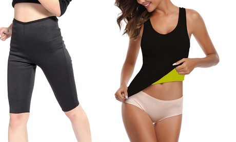 Canotta e pantaloni snellenti, disponibili in 5 taglie