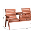 Image 7: Outsunny Convertible Bench