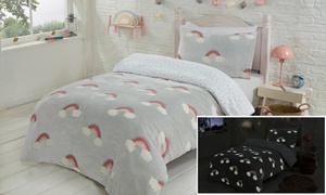 Pieridae Glow In The Dark Fleece Duvet Set