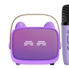 Image 7: Mini Bluetooth Karaoke Machine with 2 Wireless Microphones
