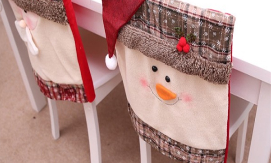 Image 5: Christmas-Themed Chair Cover