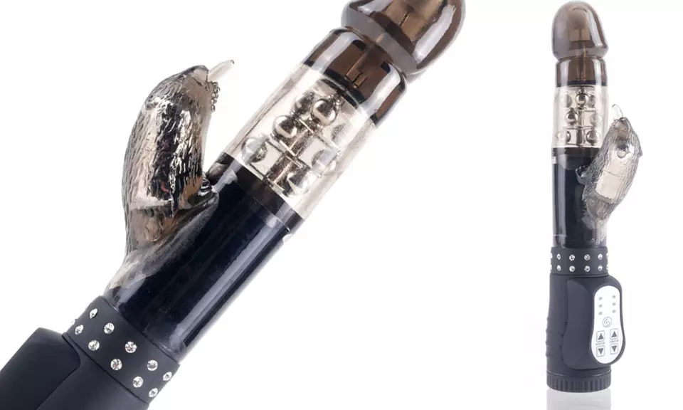 Pipedream Black Diamond Beaver Rabbit Vibrator - Primary Image