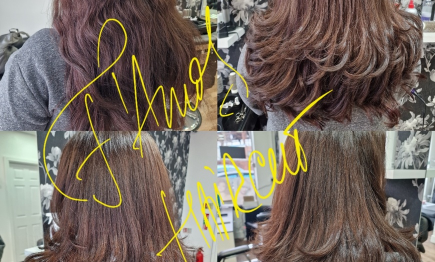 Image 2: One Wash, Cut and Blow Dry Service with(out) OlaPlex Treatment