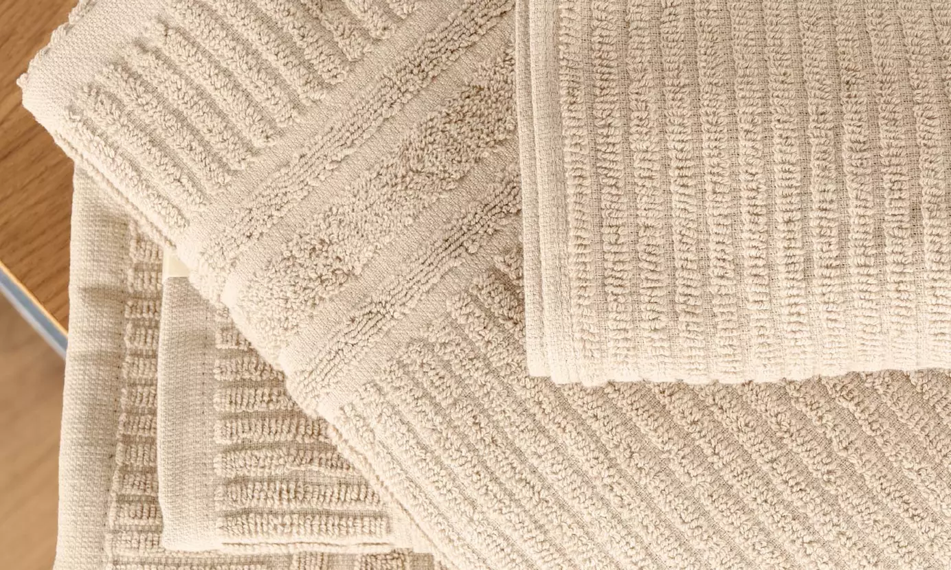 Juego de 5 toallas de 100 % algodón ultrasuave en color liso