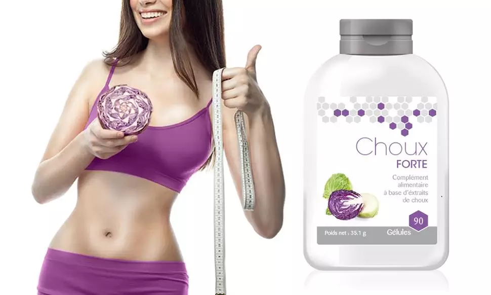 45, 90, 180 ou 270 gélules minceur Choux-Forte - Primary Image