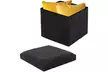 Corduroy Storage Ottoman or Foldable Cube Footstool - Image 4