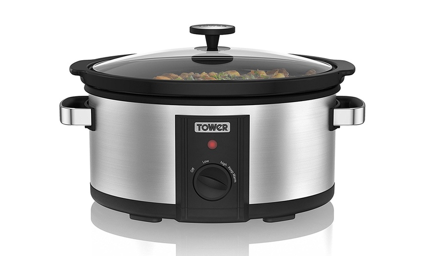 Image 2: Tower Manual Slow Cooker