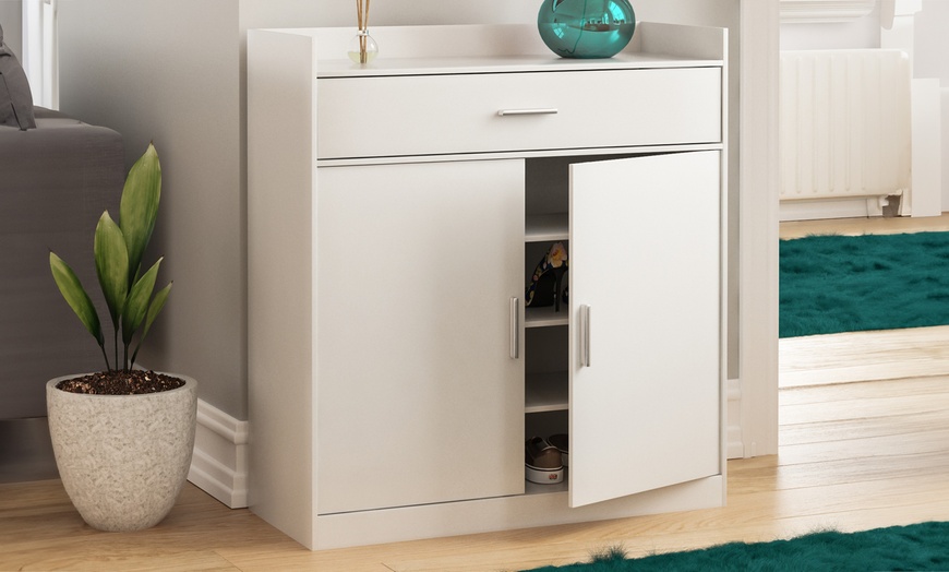 Image 1: Dalby Shoe Storage Cabinet 
