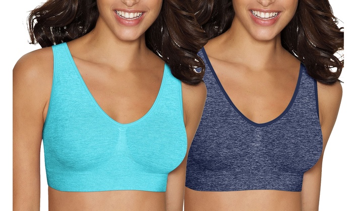 hanes plus size sports bra