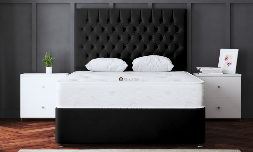 Image 7: Seraphine Chesterfield Divan Bed with Optional Mattress