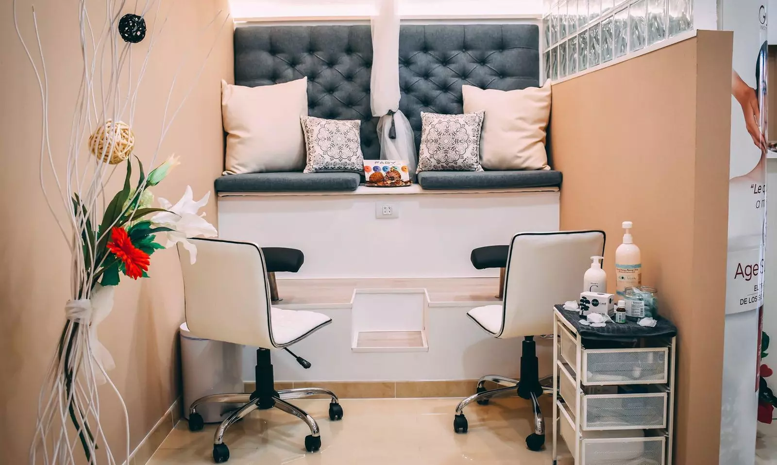 Sesión de limpieza facial