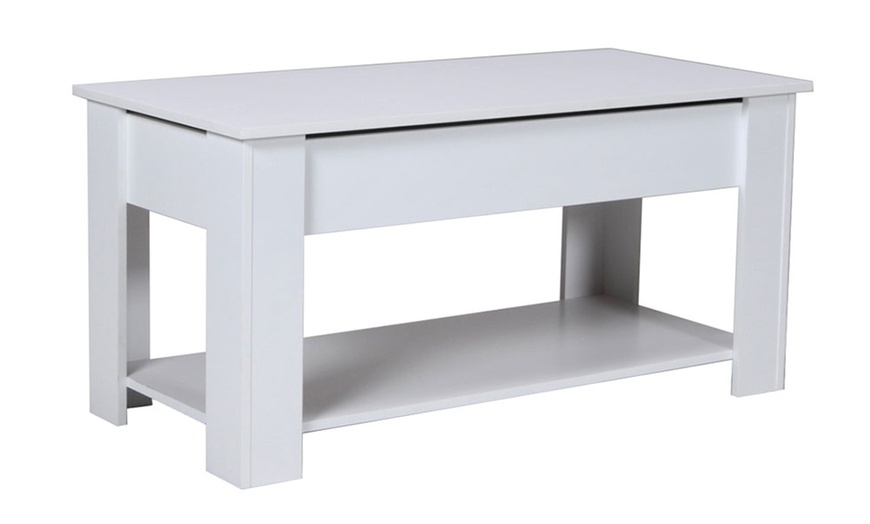 Image 3: Table basse "Utah" avec plateau relevable