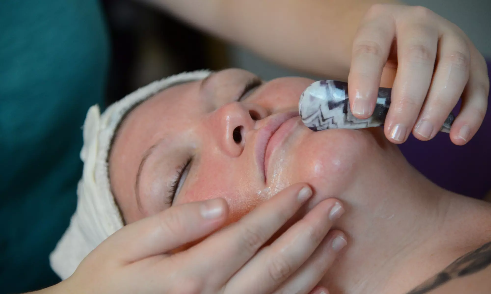 Honey Glow, Back, Dry Climate Crystal Healing, or Hydration Facials