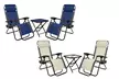 Set van 2 tuinstoelen 'Zero Gravity' met een buitentafel in kleur naar keuze, inclusief verzending - Image 2