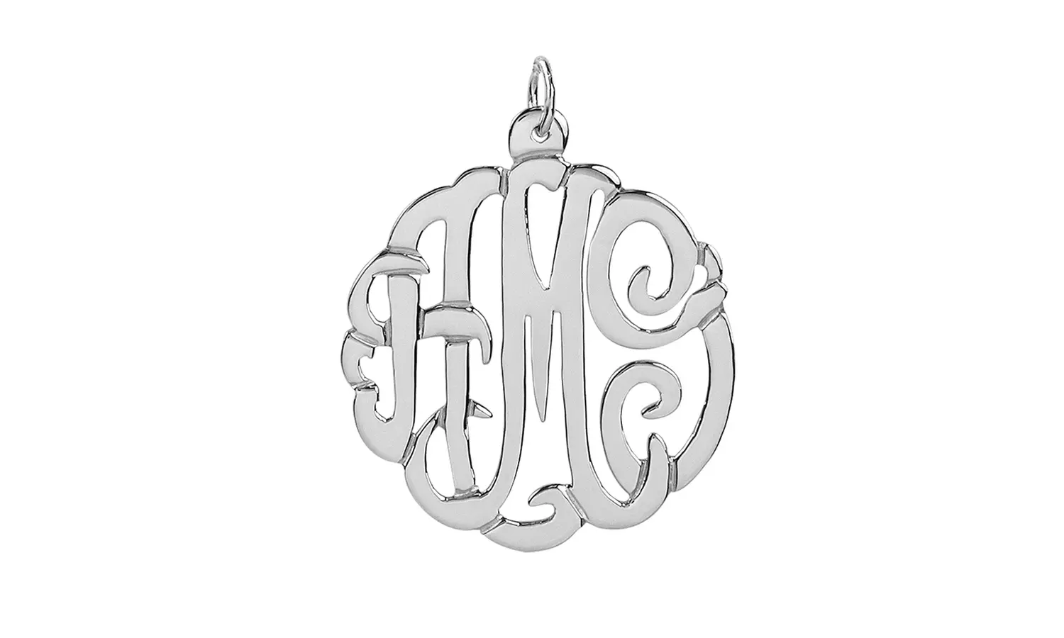 Script Monogram Pendant from MonogramHub (Up to 95% Off) - Second Medium