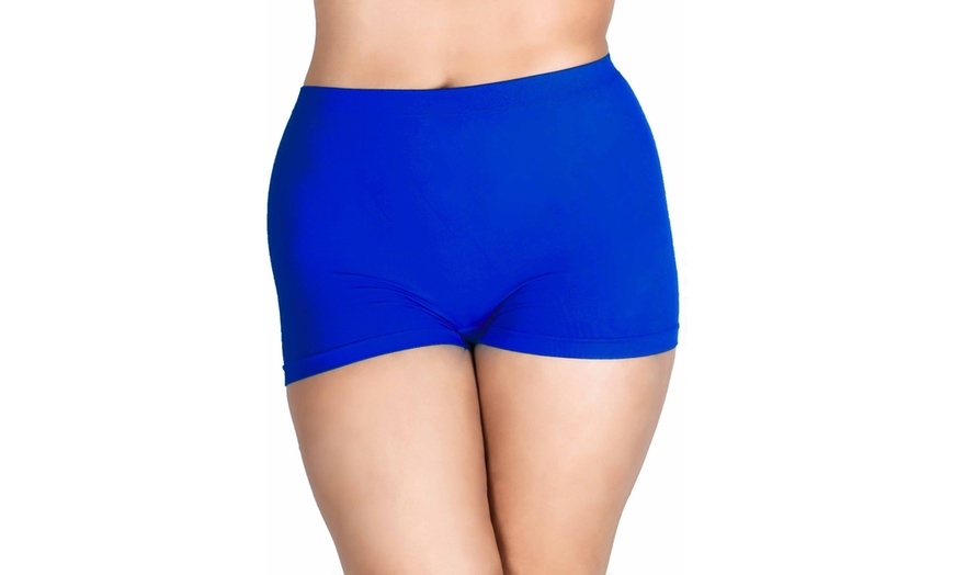 Image 14: Women's High Waist Boxer Shorts