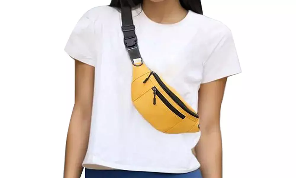 Unisex Gürteltasche mit Kopfhöreranschluss