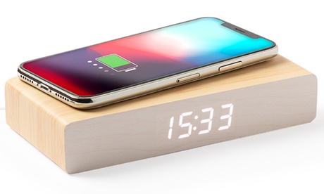 Orologio con caricabatterie wireless integrato