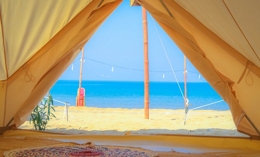 Image 1: RAK: 1-Night 4* Beach Camping Experience with Activities