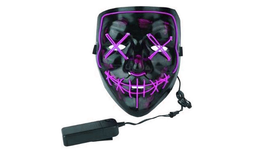 Image 16: Halloween Horror Movie LED Mask