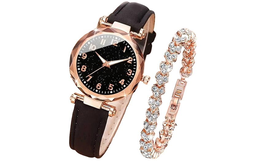 Image 2: Women's Watch and Bracelet Set