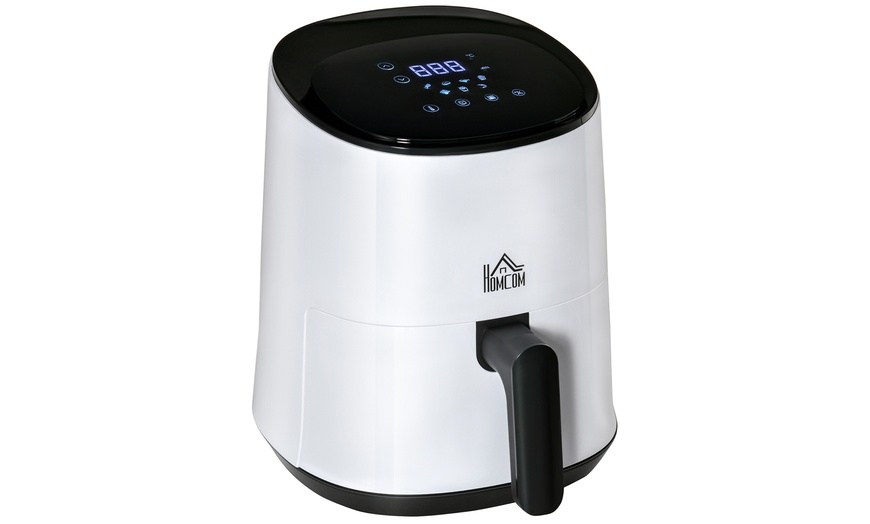 Image 1: HomCom 1300W 2.5L Air Fryer