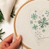 Image 7: DIY Embroidery Kit for Eight Christmas-Themed Tree Ornaments