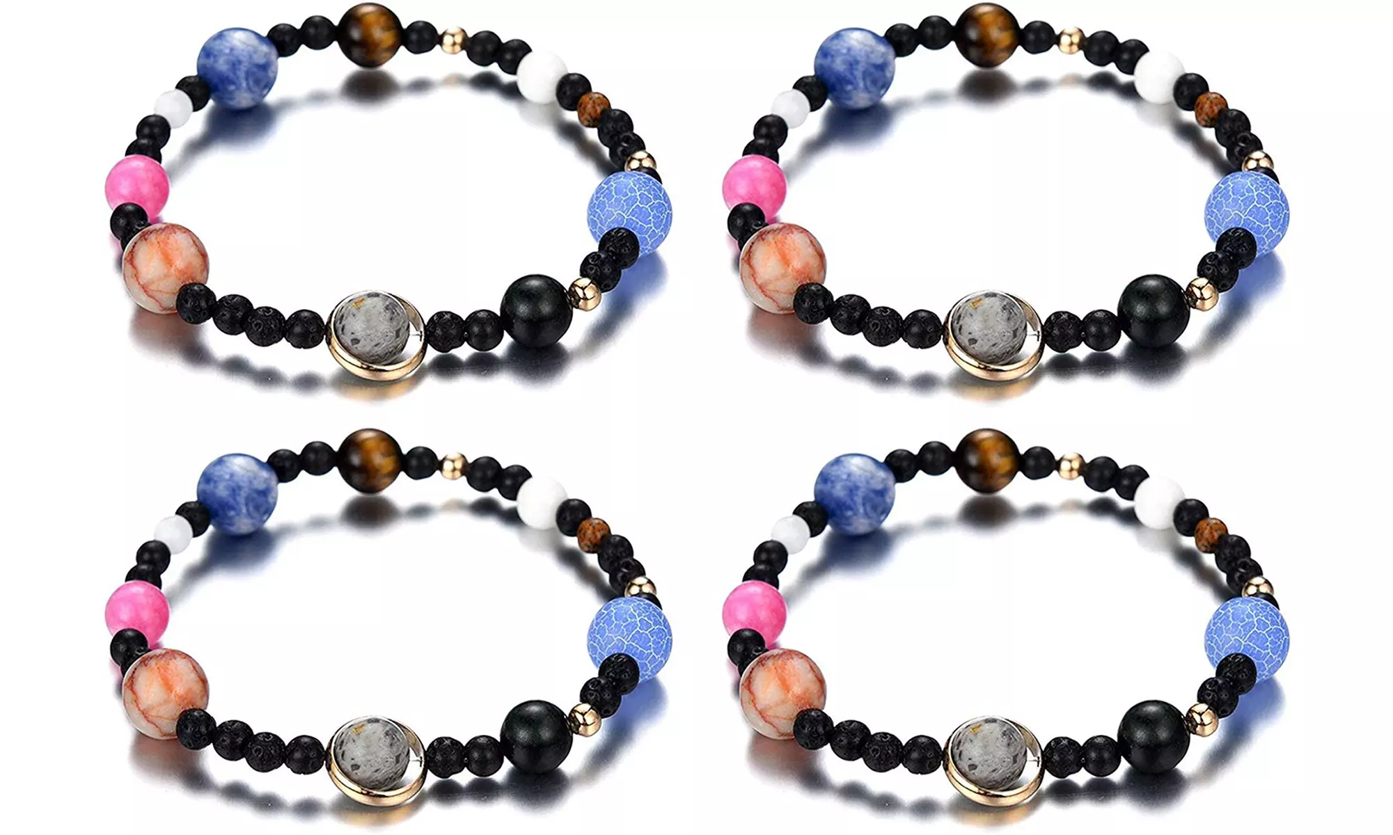 1, 2 ou 4 bracelets ''Système solaire'' - Second Medium