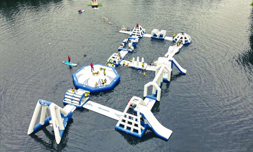 Image 2: Aqua Park Entry with Wetsuit at Ballyhass Coachford