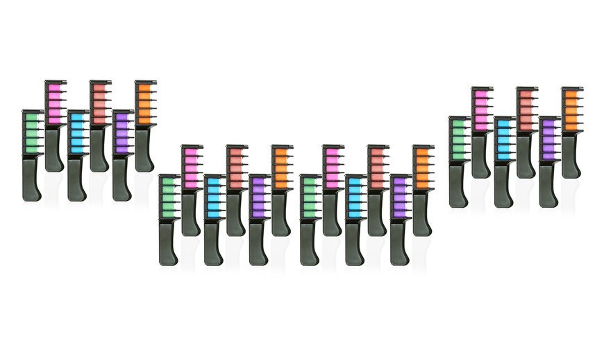 Image 5: Six-Piece Hair Chalk Comb Set