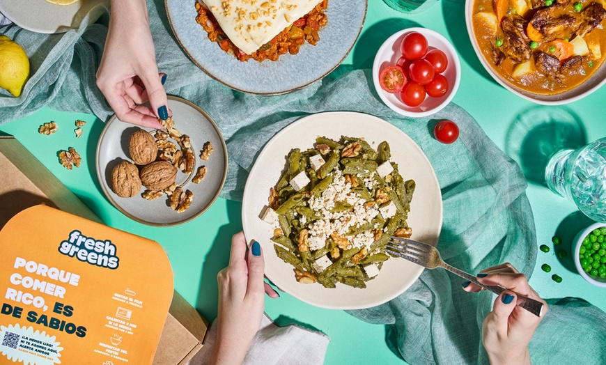 Image 4: Menú semanal de platos preparados veganos con envío a domicilio para 1