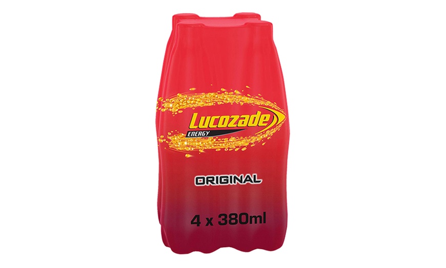 Image 10: Lucozade Energy Flavoured Sparkling Drink 380ml 24-Pack