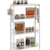 Image 2: HOMCOM 3-Tier Kitchen Cart