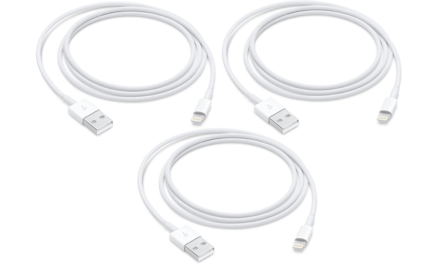 Image 4: One, Two or Three USB Charging Cables for iPhones