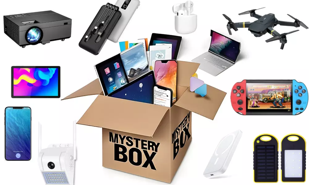 Überraschungsbox mit Elektrogerät - Second Medium