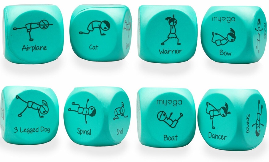 Image 4: One, Two or Four Kids' Exercise Yoga Dice