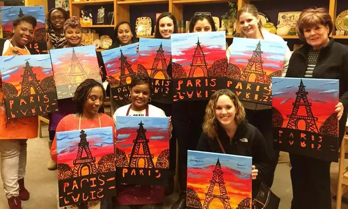 Paint-Your-Own Pottery for Two or Canvas Painting Party for Two at Color Me Mine - Edmonton (Up to 50% Off)  - Primary Image