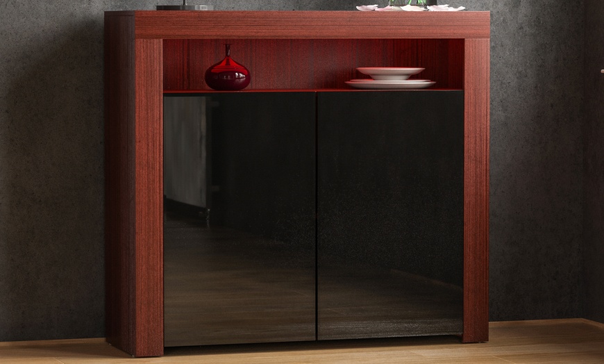 Image 23: Vida Designs Nova Two- or Three-Door LED Sideboard