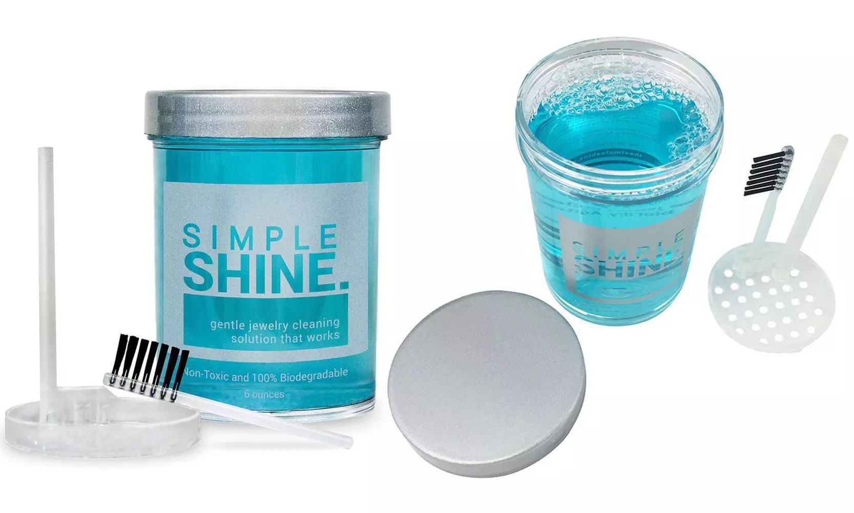 Gentle Jewelry Cleaner Solution Gold, Silver, Fine & Fashion Cleaning - Second Medium