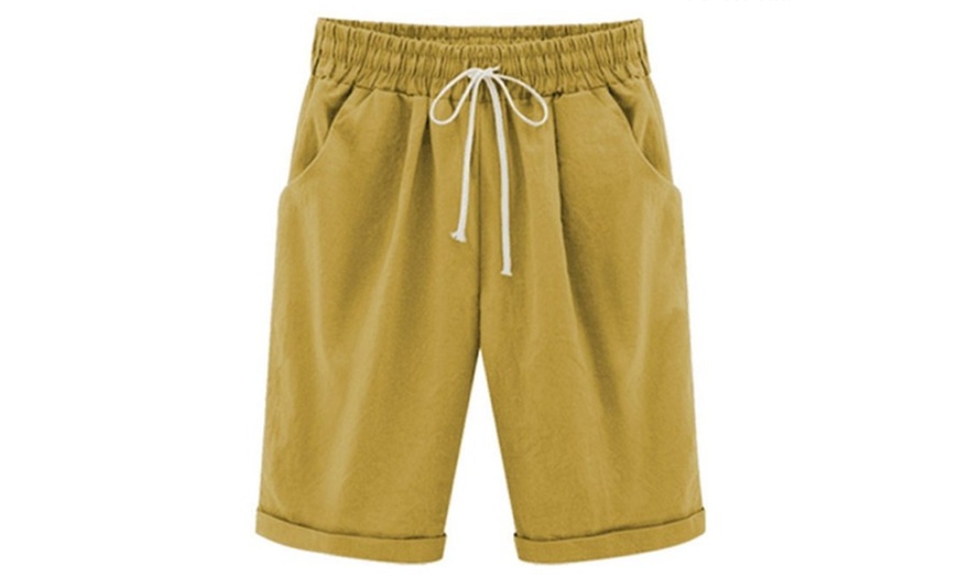 Up To 70% Off Linen Short Pants | Groupon