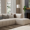 Image 4: Lena 3 Seater Fabric Sofa