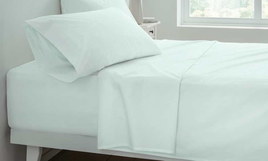 Image 20: Extra-Deep Fitted Sheet or Pillowcases